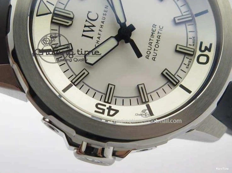 MIROTIME 0501 TechFriendly Aquatimer Automatic SS IW329003 V6F 1:1 Best Edition On Black Rubber Strap MIYOTA 7271